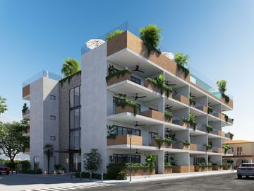 Departamento a 230 metros de la playa, en pre-construccion-Playa Santa Cruz, alb