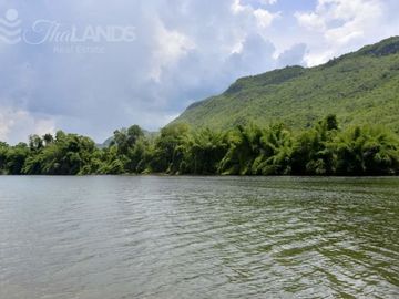 INCREDIBLE PRICE WITH 130 METERS OF RIVERFRONT AND 50 METERS ON THE HIGHWAY JUST 13 KM FROM ERAWAN NATIONAL PARK!!!