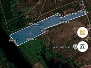 INCREDIBLE PRICE WITH 130 METERS OF RIVERFRONT AND 50 METERS ON THE HIGHWAY JUST 13 KM FROM ERAWAN NATIONAL PARK!!!