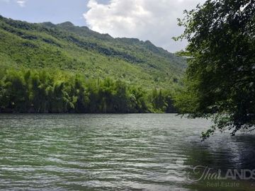 INCREDIBLE PRICE WITH 130 METERS OF RIVERFRONT AND 50 METERS ON THE HIGHWAY JUST 13 KM FROM ERAWAN NATIONAL PARK!!!