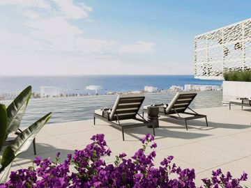 Condo con vista al mar, spa, gimnasio, alberca infinity, asadores, fogatas.