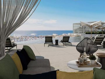 Condo con vista al mar, spa, gimnasio, alberca infinity, asadores, fogatas.