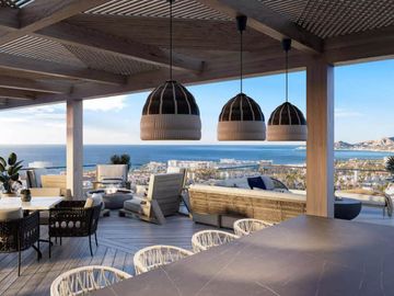 Condo con vista al mar, spa, gimnasio, alberca infinity, asadores, fogatas.