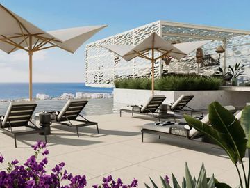 Condo con vista al mar, spa, gimnasio, alberca infinity, asadores, fogatas.