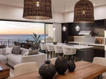 Condo con vista al mar, spa, gimnasio, alberca infinity, asadores, fogatas.