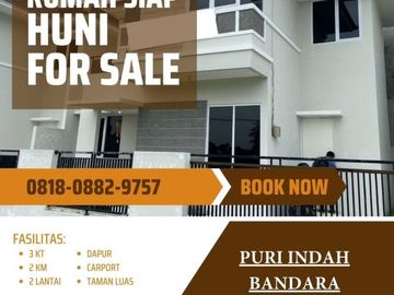 Dijual Rumah Mewah 2 Lantai Hook 2 Muka View Merapi Dekat Bandara Adisutjipto Yogyakarta