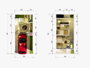 Dijual Minihome 2 Lantai di Tengah Kota View Kota Semarang
