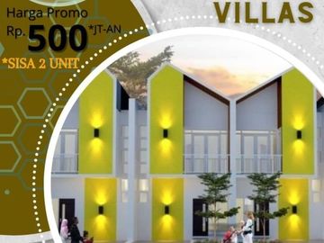 Rumah Minimalis 2 Lantai Hanya 500 Jutaan Sisa 2 Unit