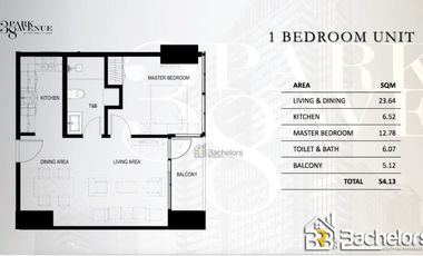 38 Park Avenue IT PARK 1 Bedroom Unit FOR SALE 55sqm