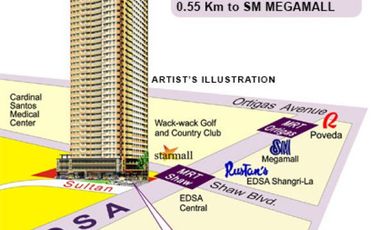 CITYLAND: Grand Central Residences (1-BEDROOM unit in Shaw Mandaluyong)