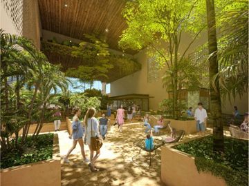 Departamento a 240 metros de la playa y pasos de la Quinta avenida, amenidades d
