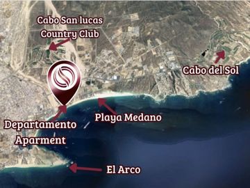 Departamento con jardín, vista a la alberca y Gimnasio, Cabo San Lucas