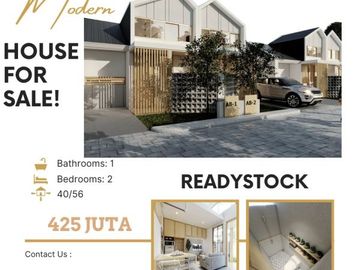Rumah Siap Huni Gaya Jepang 400 Jutaan Dekat Tol Pasteur