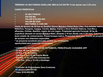 Parcela en Venta en Quellón