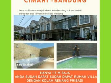 Rumah Villa Cimahi 3 menit ke Wisata Alam Cimahi Gratis Canopy