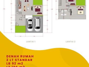 Rumah modern 2 lantai di jln Kaliurang KM 10