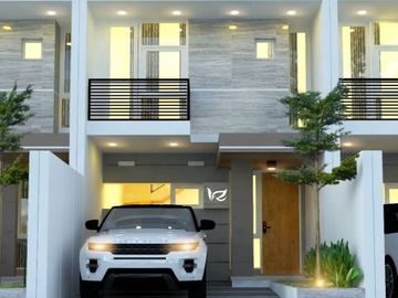 Rumah Syariah gaya Modern Tropis 2 lantai di Cilodong Depok