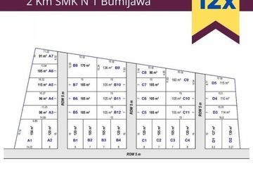 2 Menit Pasar Bumijawa, Tanah Perumahan Tegal, Terima SHM Perunit
