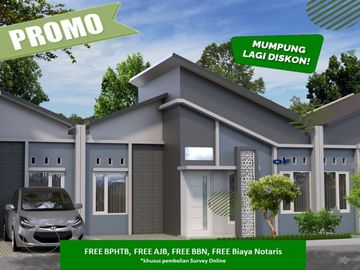Posisi Hook Rumah Dekat kota Lingkungan Asri 2KT Tipe 25/107