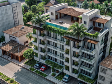 Porto Blu Beach Condos en Puerto Morelos, Departamentos en venta frente al Mar