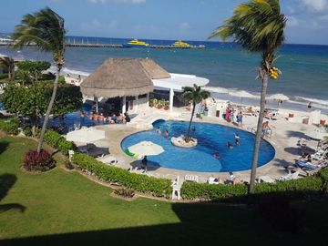 Departamento frente al mar en Playacar Fase I