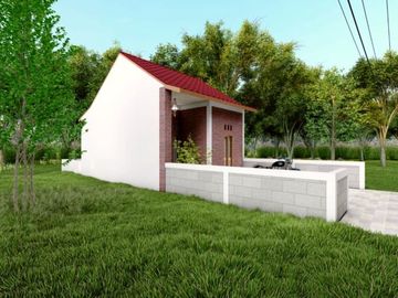 Rumah Etnik Ekonomis Berkonsep Jawa dengan Lingkungan Asri