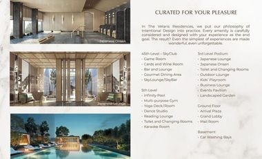 Top Choice in Property Investment! Newest Prime Preselling 1BR Units For Sale at The Velaris Residences Pasig City