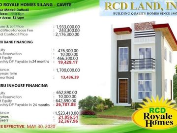PRESELLING DAPHNE SINGLE DETACHED RCD ROYALE HOMES SILANG