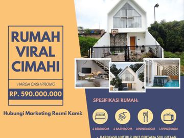 Rumah 500 Jutaan dengan Desain Scandanavian di Cigugur Bandung