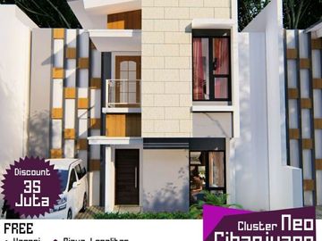 Rumah Asri Nyaman di Cihanjuang Cimahi dekat ke Borma Cihanjuang Cash Keras Diskon Sampe 35 Juta.