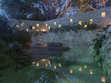 Departamento en desarrollo con paseo de arte, cine al aire libre, area comercial