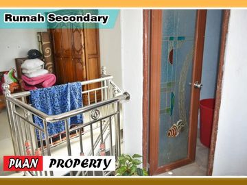 DIJUAL RUMAH SECONDARY SIAP HUNI DI JL BAKTI - ARIFIN AHMAD