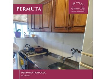 Permuta Departamento por Casa