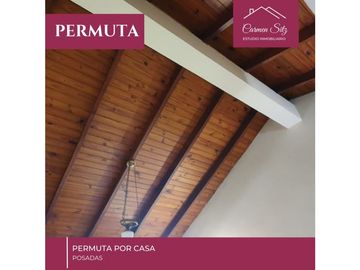 Permuta Departamento por Casa