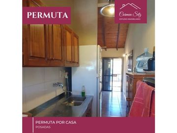 Permuta Departamento por Casa