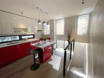 Departamento en Venta en Luminoso DUPLEX de UN DORMITORIO en pleno corazón de Providencia