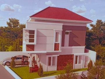 Rumah cantik 2 lantai strategis di tanah baru depok 1, 2 m