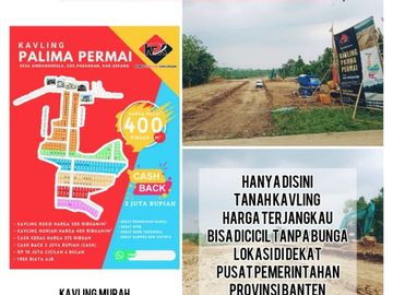 Tanah Kavling Siap Bangun Dekat KP3B Serang Banten