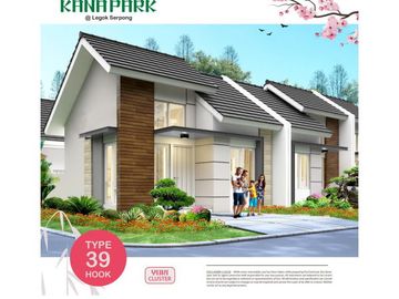 Cluster Yuri Hunian dengan Gaya Bagus @Kana Park di Tangerang