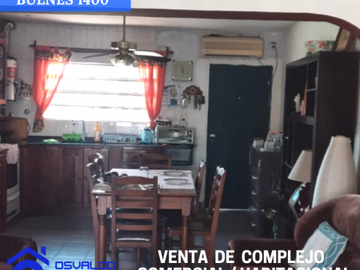 Excelente oportunidad de inversion! venta de complejo comercial/ habitacional ubicado en Bulnes al 1400
