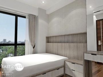 Disewakan Apartemen Marigold Nava Park BSD City Tangerang Selatan Tipe 3BR Lantai 2 Nyaman Siap Huni