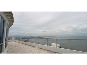 REMATE PENTHOUSE EN PUNTA PACIFICA - 2 PISOS COMPLETOS FRENTE AL MAR