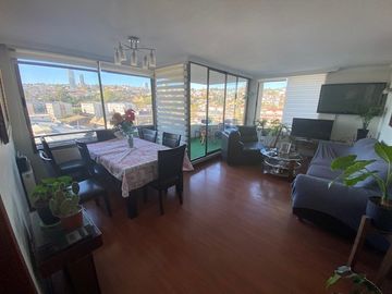 Venta depto 3 dormit, 3 baños, estac a pasos Mall, Viña