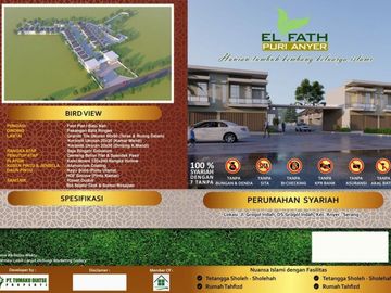 Rumah Cluster Strategis Elfath Puri Anyer Dekat Pabrik Chandra Asri Cilegon