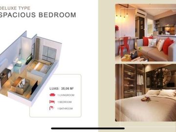JUAL HARGA MODAL Apartemen @Klaska Residence Tower Azure Pusat Kota Surabaya, Lokasi sangat strategis, Harga ciamik