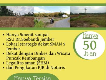 KAVLINGAN SIAP BANGUN DEKAT RS DAN KAMPUS SOEBANDI