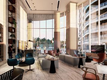 Condominio de lujo con terraza, bar, petfriendly, alberca en venta Cancún.