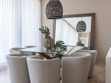 Condominio de lujo con terraza, bar, petfriendly, alberca en venta Cancún.