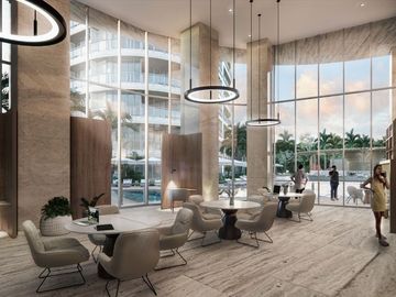 Condominio de lujo con terraza, bar, petfriendly, alberca en venta Cancún.