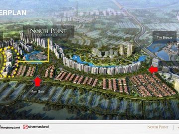 Ruko Exclusive NORTH POINT di kawasan Navapark BSD City